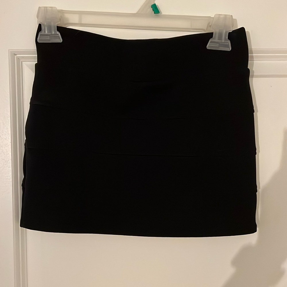 Black pencil skirt